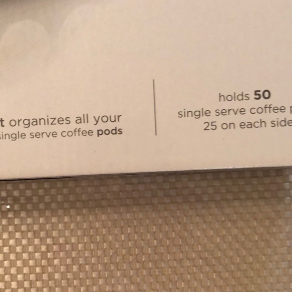 NWT Mind Reader 50 coffee pod display rack NWT - Picture 3 of 5